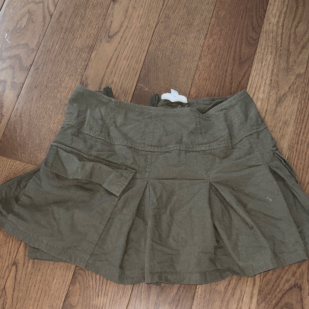 Olive Green Women's Skirt